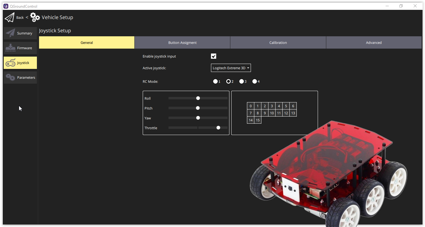 mit QGroundControl Joystick fernsteuern Maker Projekte